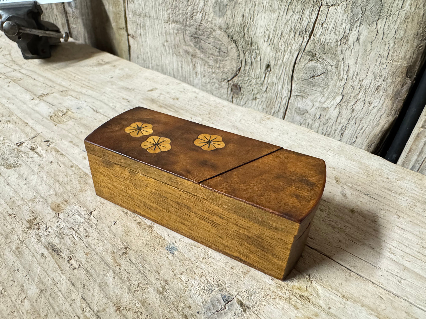 Small Vintage Puzzle Box / Brain Teaser