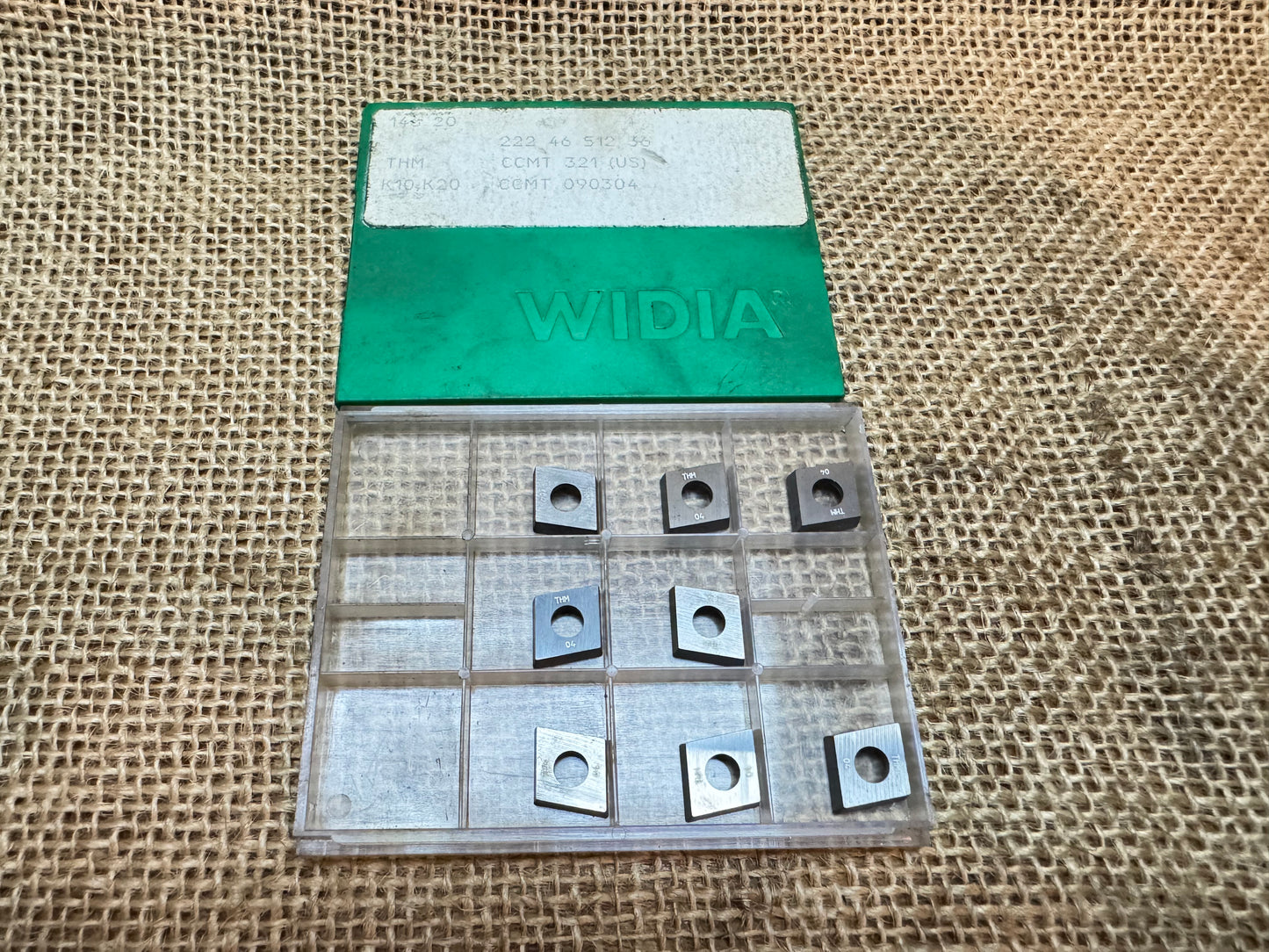 Widia Victory THM CCMT 090304 Carbide Inserts x 8