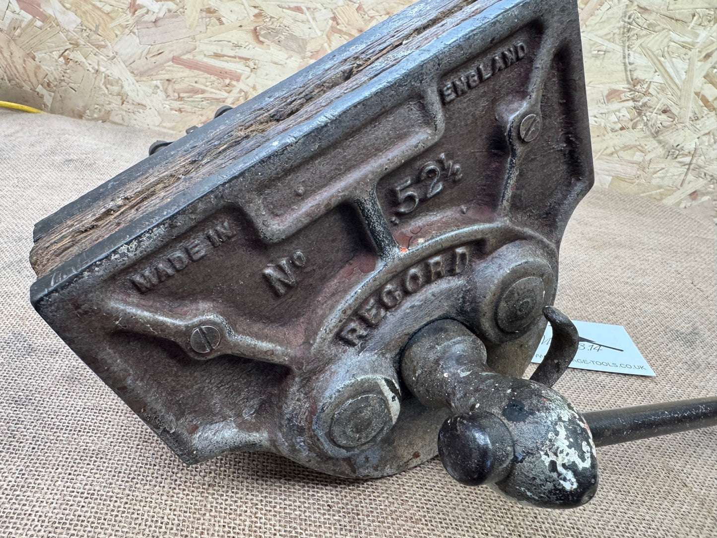 Record No 5 1/2 Woodworkers Vice