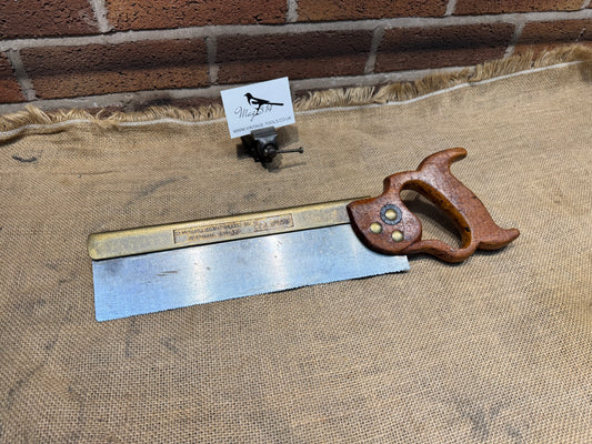 W Tyzack Sons & Turner No 120 Brass Back Tenon Saw