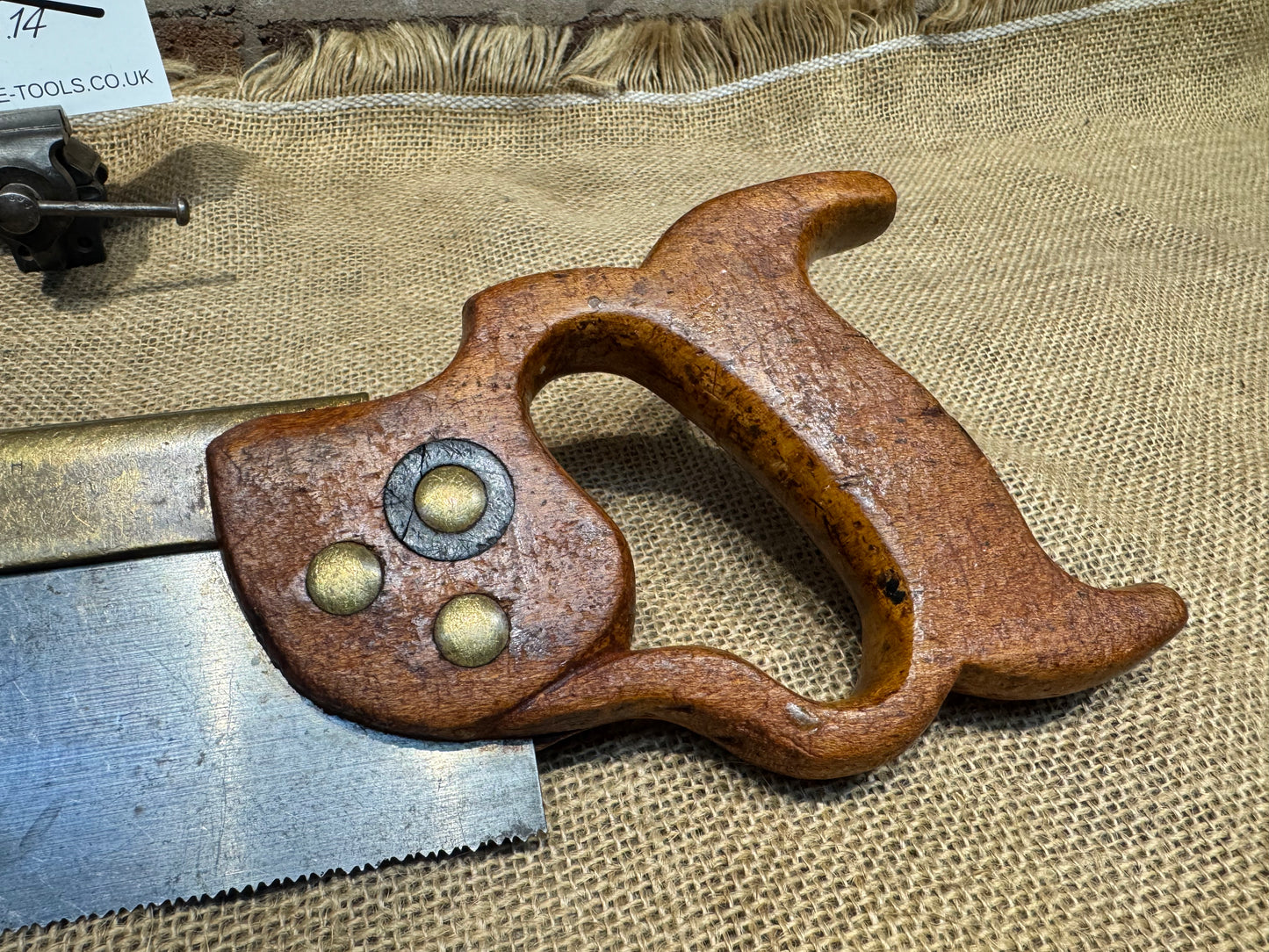W Tyzack Sons & Turner No 120 Brass Back Tenon Saw