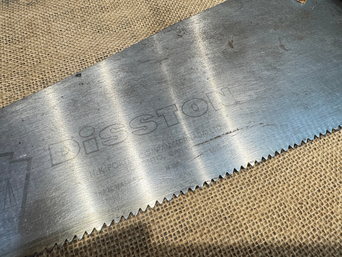 Disston Canadian Made D8 Rip Saw