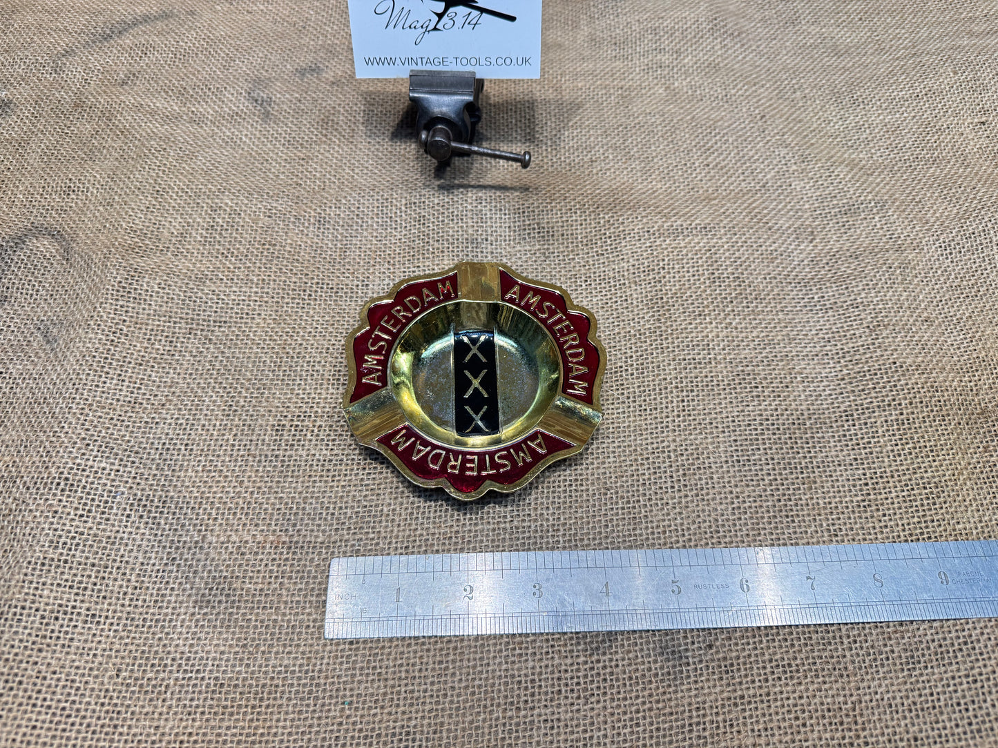 Amsterdam XXX Brass Ashtray