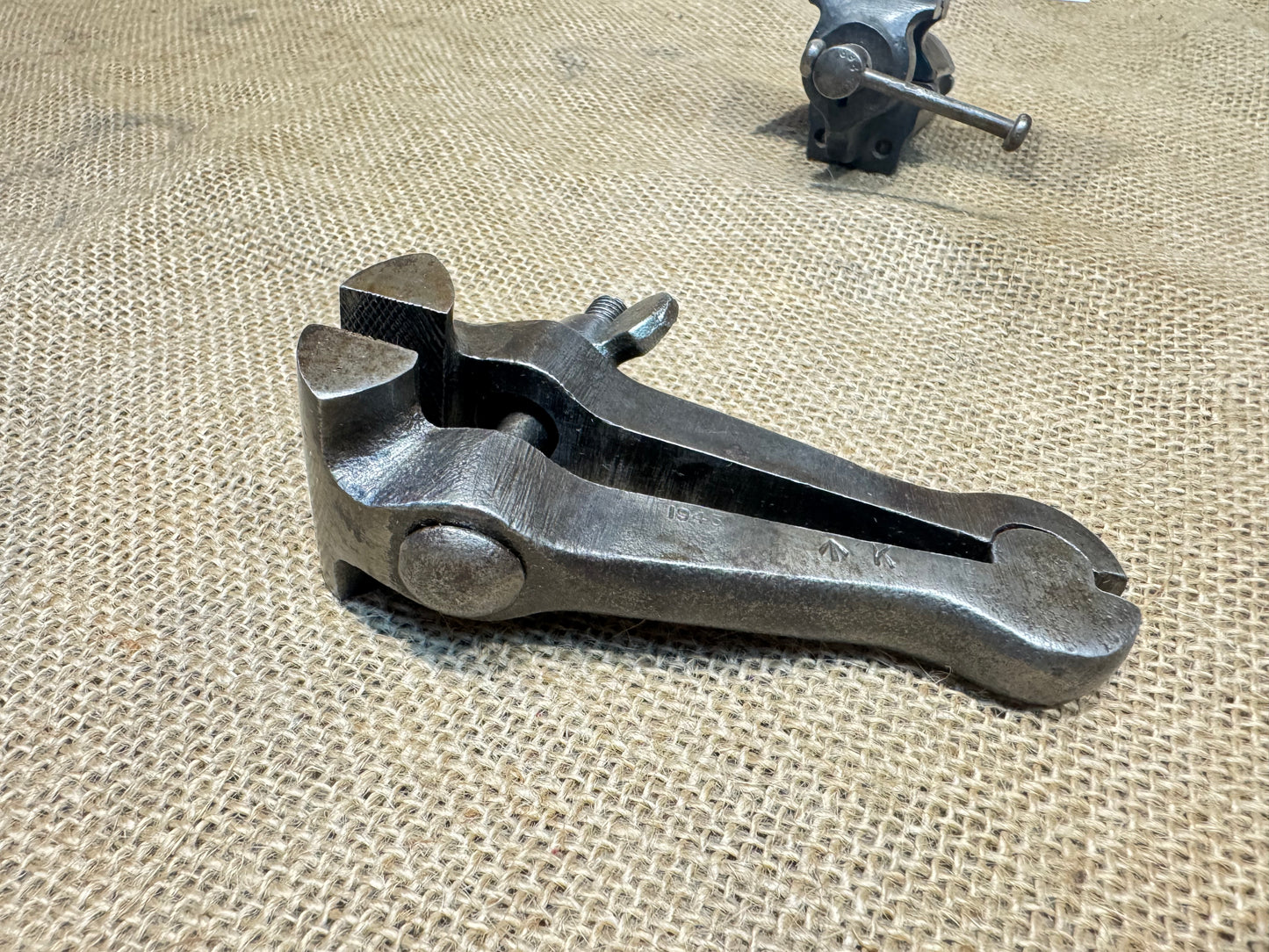 Jewellers Hand Vice with 1943 Military Broad Arrow