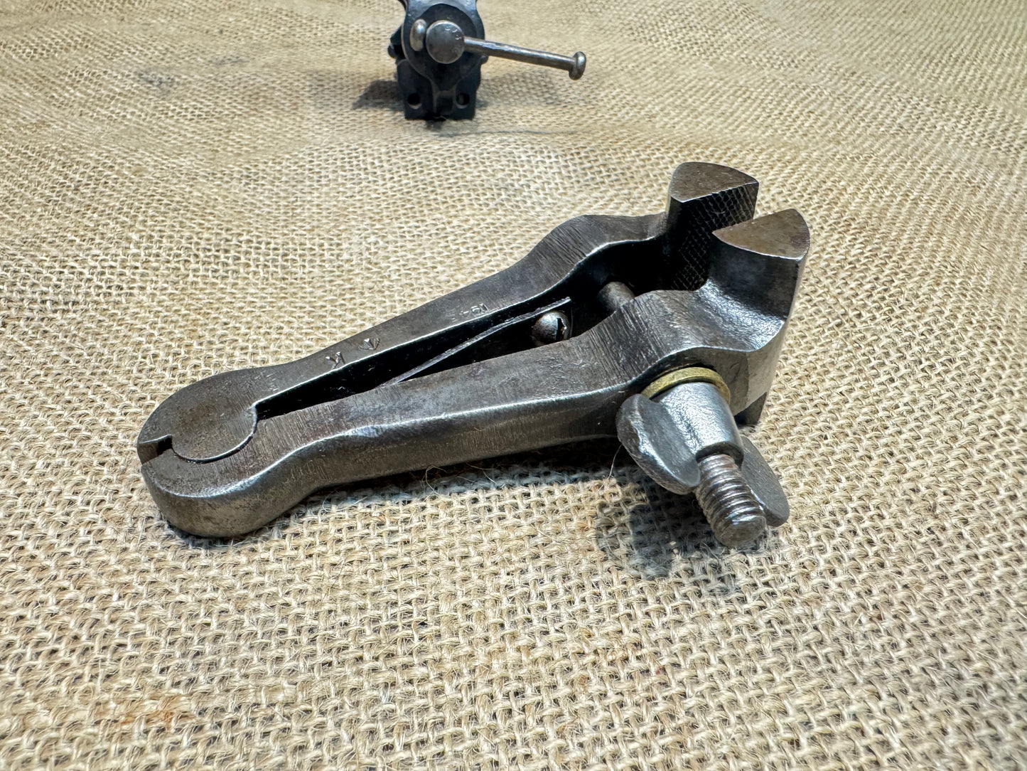 Jewellers Hand Vice with 1943 Military Broad Arrow