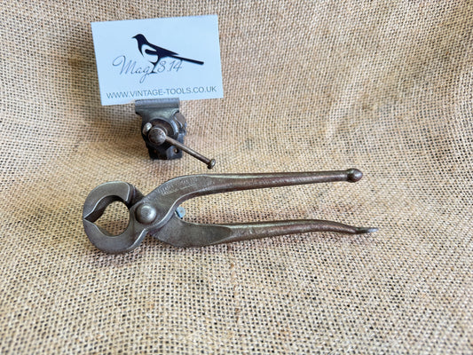 6.5” Upholstery Pincer Pliers with Ball & Hook handles by Elliott Lucas