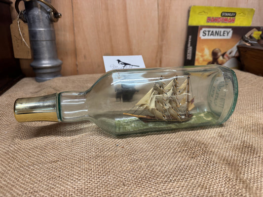 Vintage Ship In A Bottle