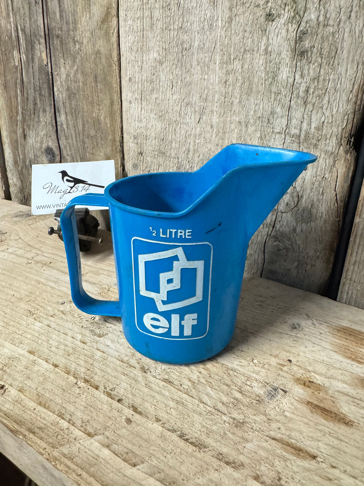 Elf 1/2 Litre Plastic Oil Jug