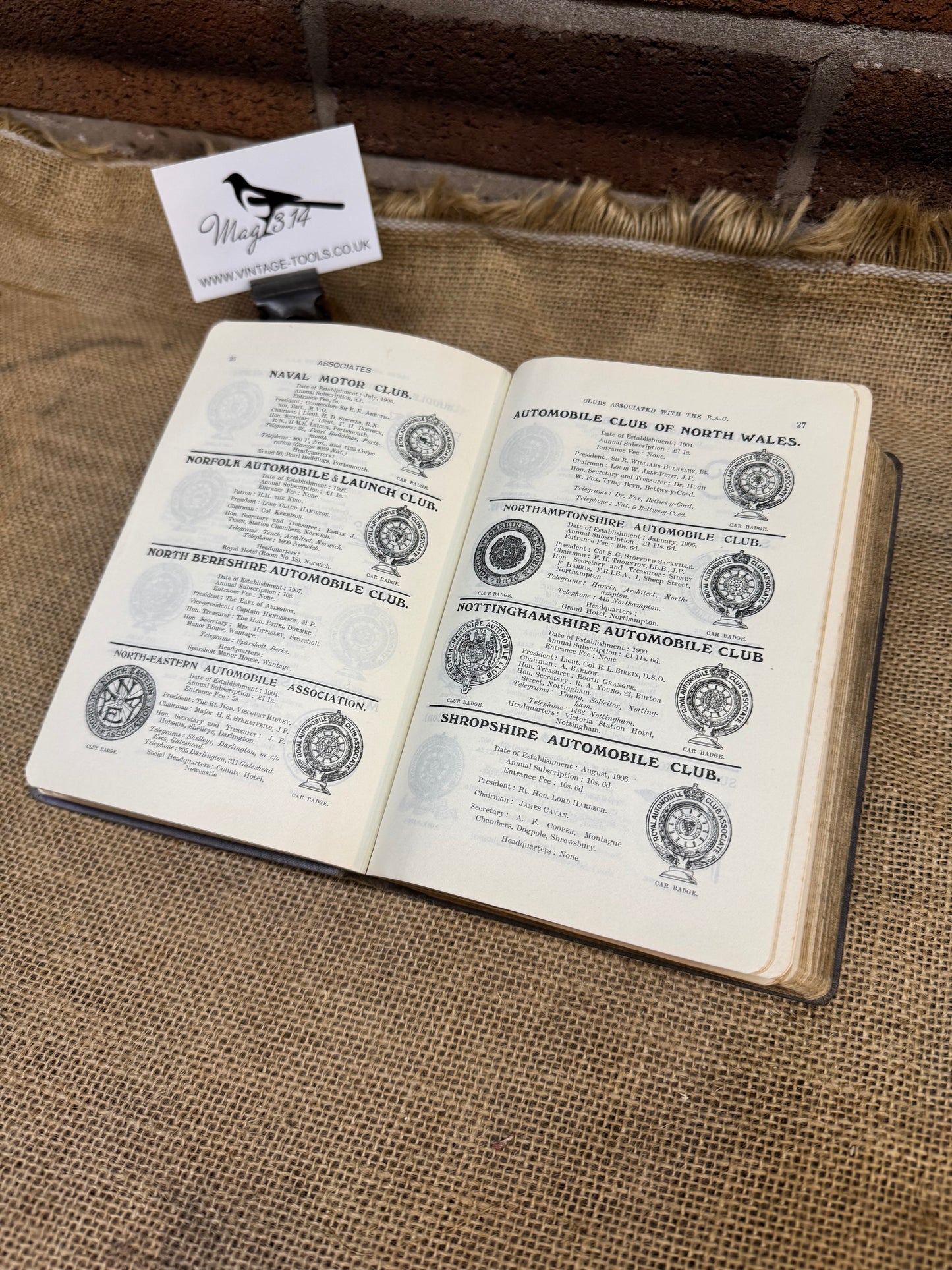 Royal Automobile Club Year Book 1911