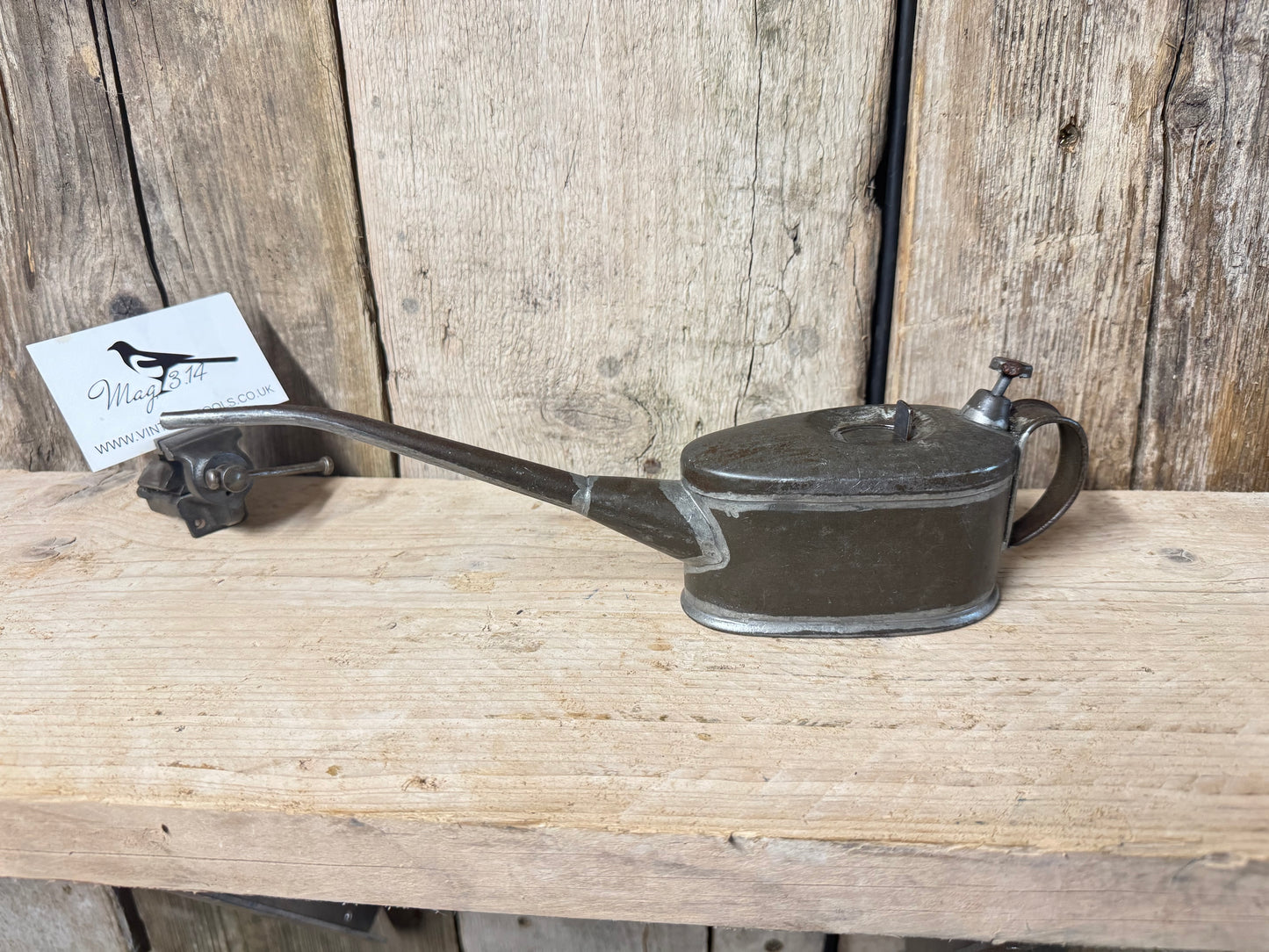 Braimes 1/2 Pint Oil Can with 1953 Military Broad Arrow