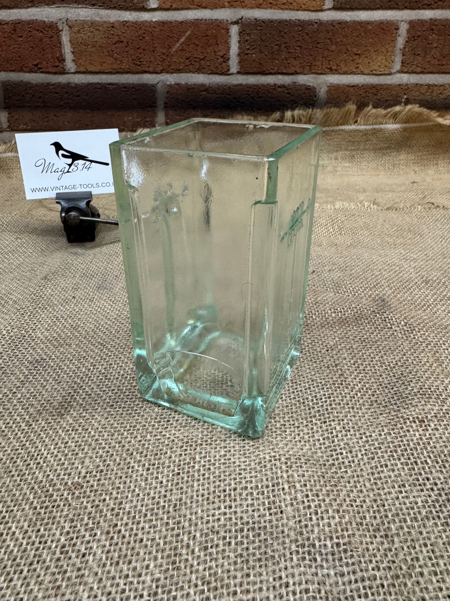 Vintage Exide Glass Battery Acid Jar