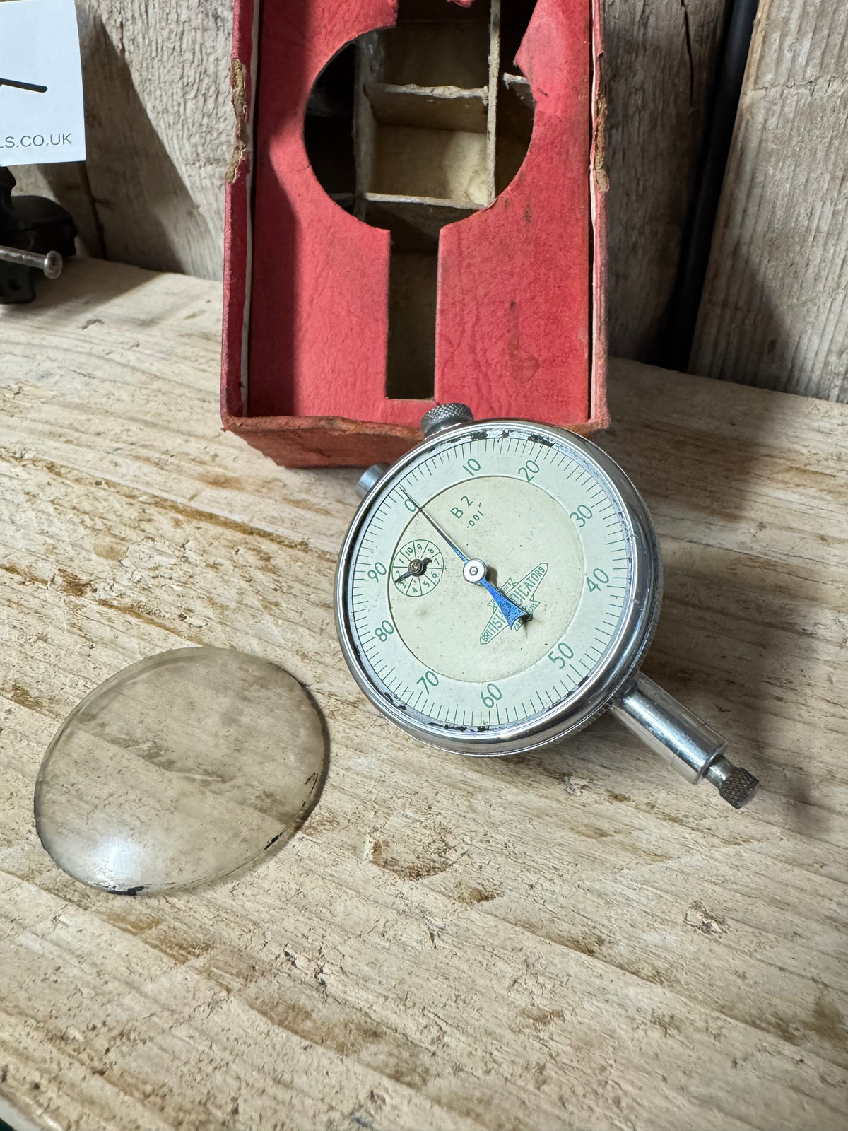 British Indicators B2 .001" Dial Indicator - For Spares/Restoration
