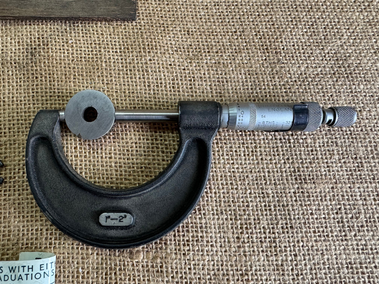 Moore & Wright No 966X 1-2” Micrometer