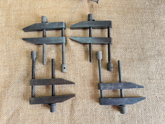 Set of 4 Moore & Wright 4” Engineers Parallel Clamps