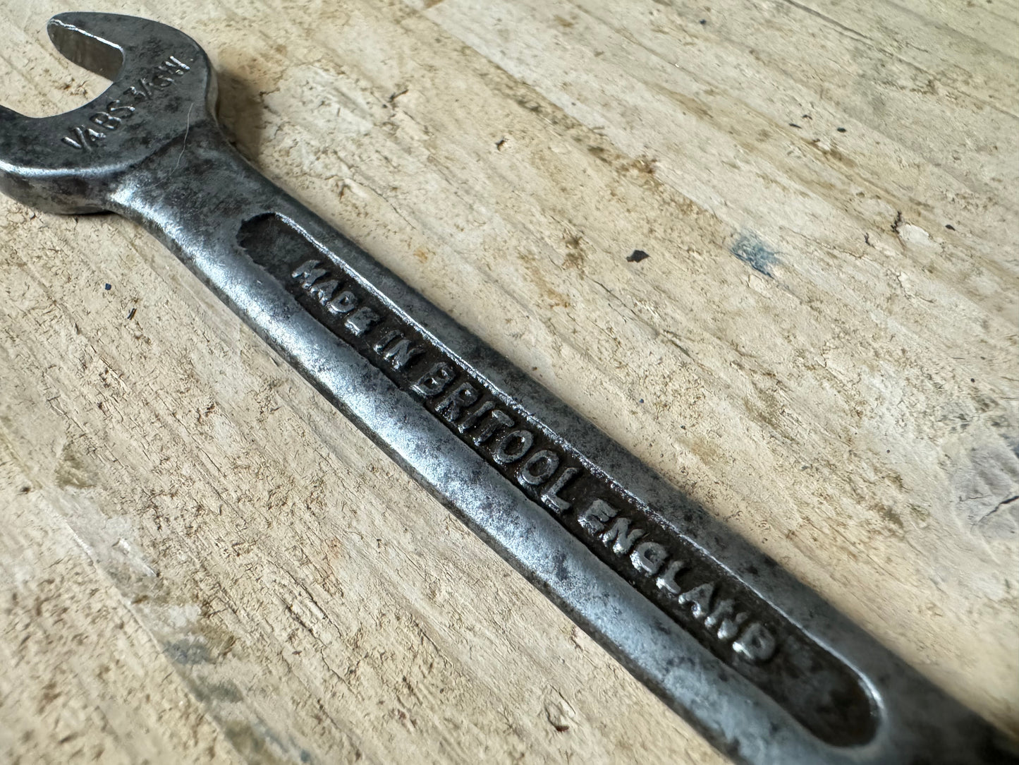 Britool Imperial Open Combination Spanner With Military Broad Arrow