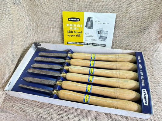 Marples 1001 Set of 6 Wood Turning Chisels