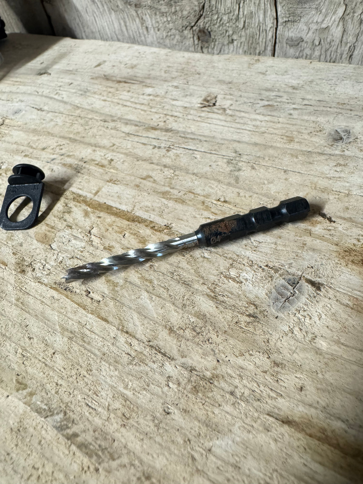Fisch 4mm HSS Wood Twist Drill QCS Hex 507223