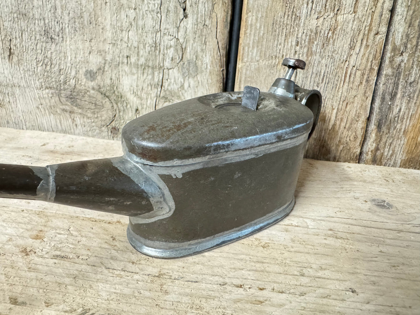Braimes 1/2 Pint Oil Can with 1953 Military Broad Arrow