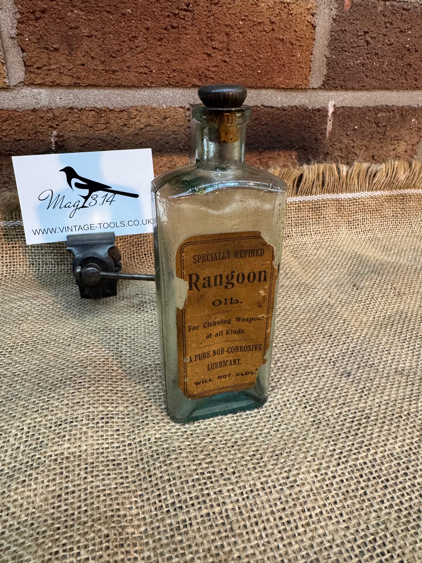 Rangoon Oil Glass Bottle