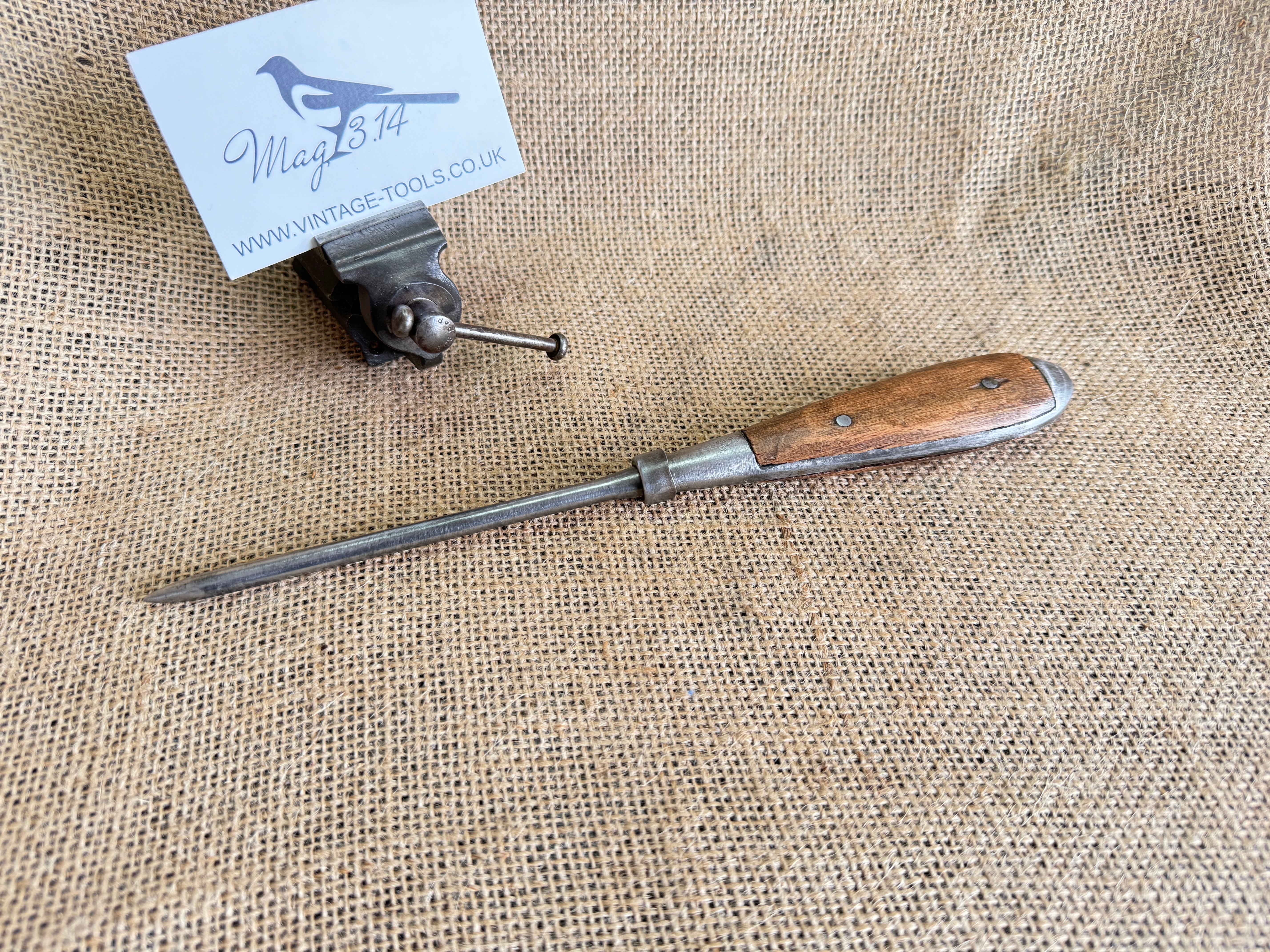 Vintage 10” Perfect Pattern Handle Drawbore Pin – Magpie Vintage Tools