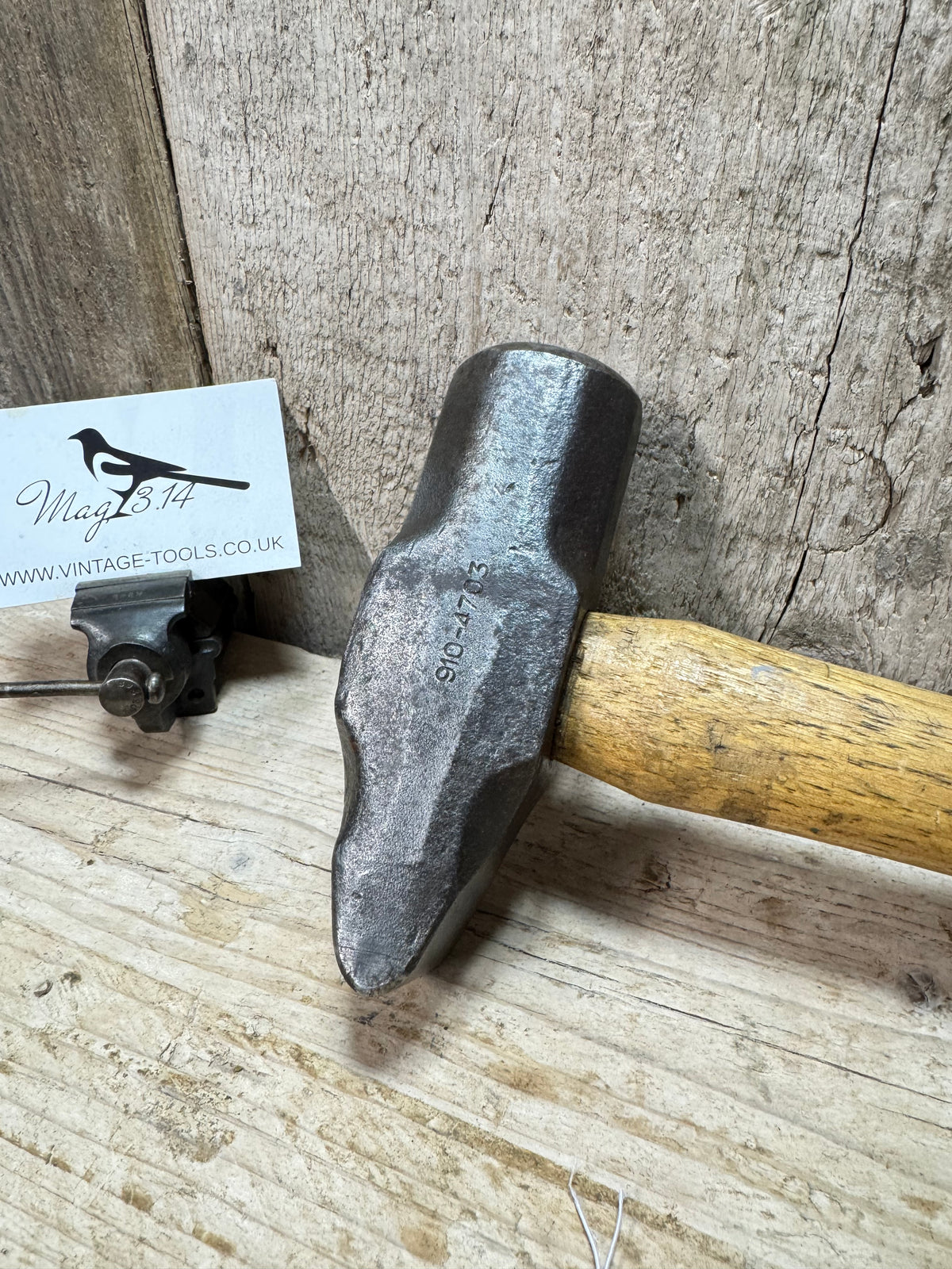 Whitehouse 3lb Straight Pein Hammer with Military Broad Arrow