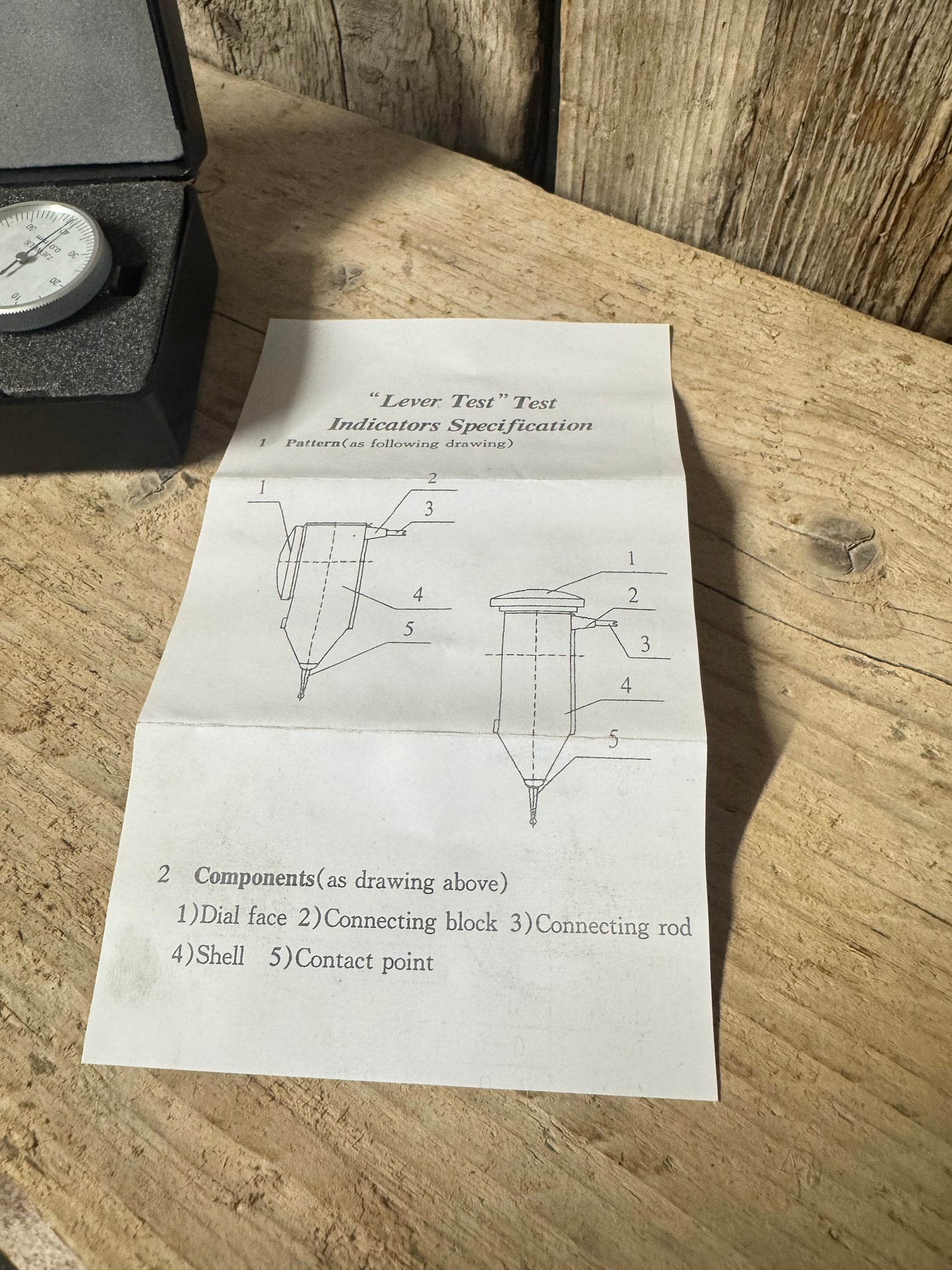 Precision 7 Jewels 0.01mm Dial Indicator Gauge
