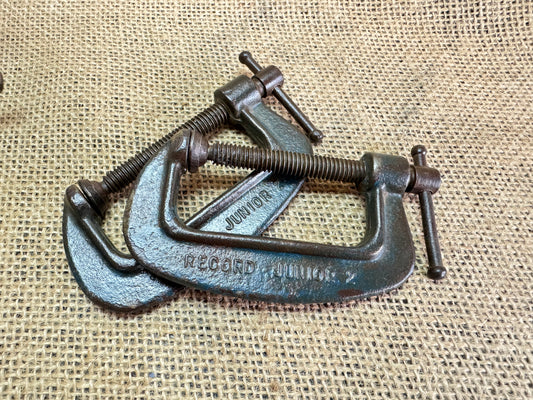 Record 2” Junior G Clamps x2