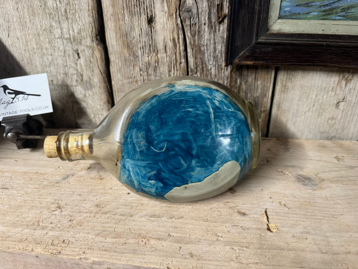 Vintage 3 Mast Clipper Ship In a Bottle