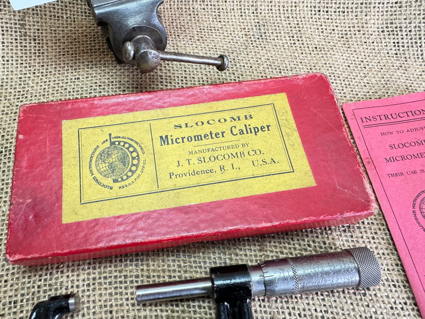 Vintage Slocomb No 27 1-2” Micrometer