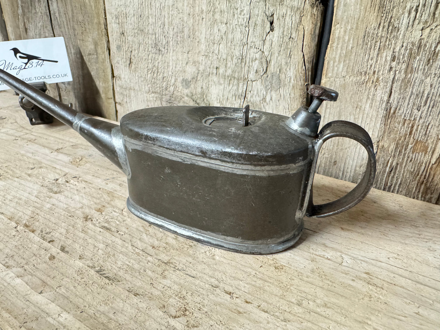 Braimes 1/2 Pint Oil Can with 1953 Military Broad Arrow