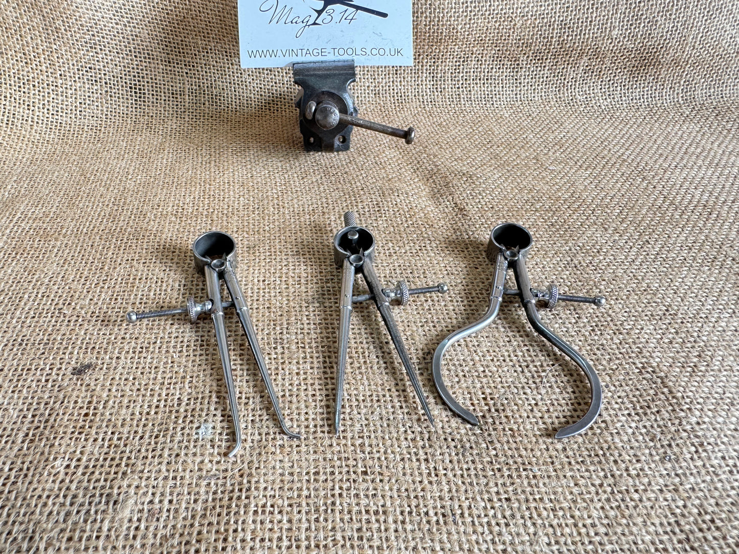Set of Moore & Wright 3” Spring Callipers