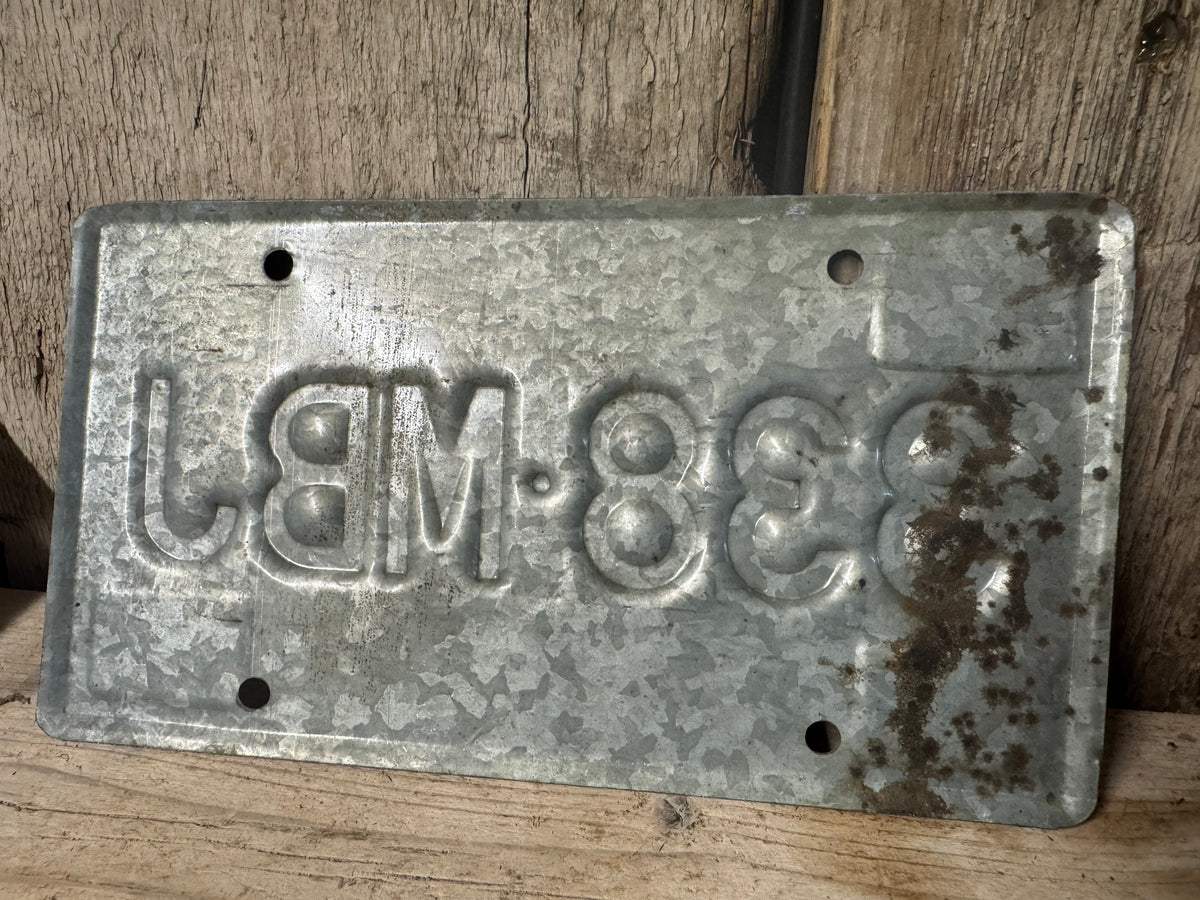 Alberta Wild Rose Country License Plate 338-MBJ