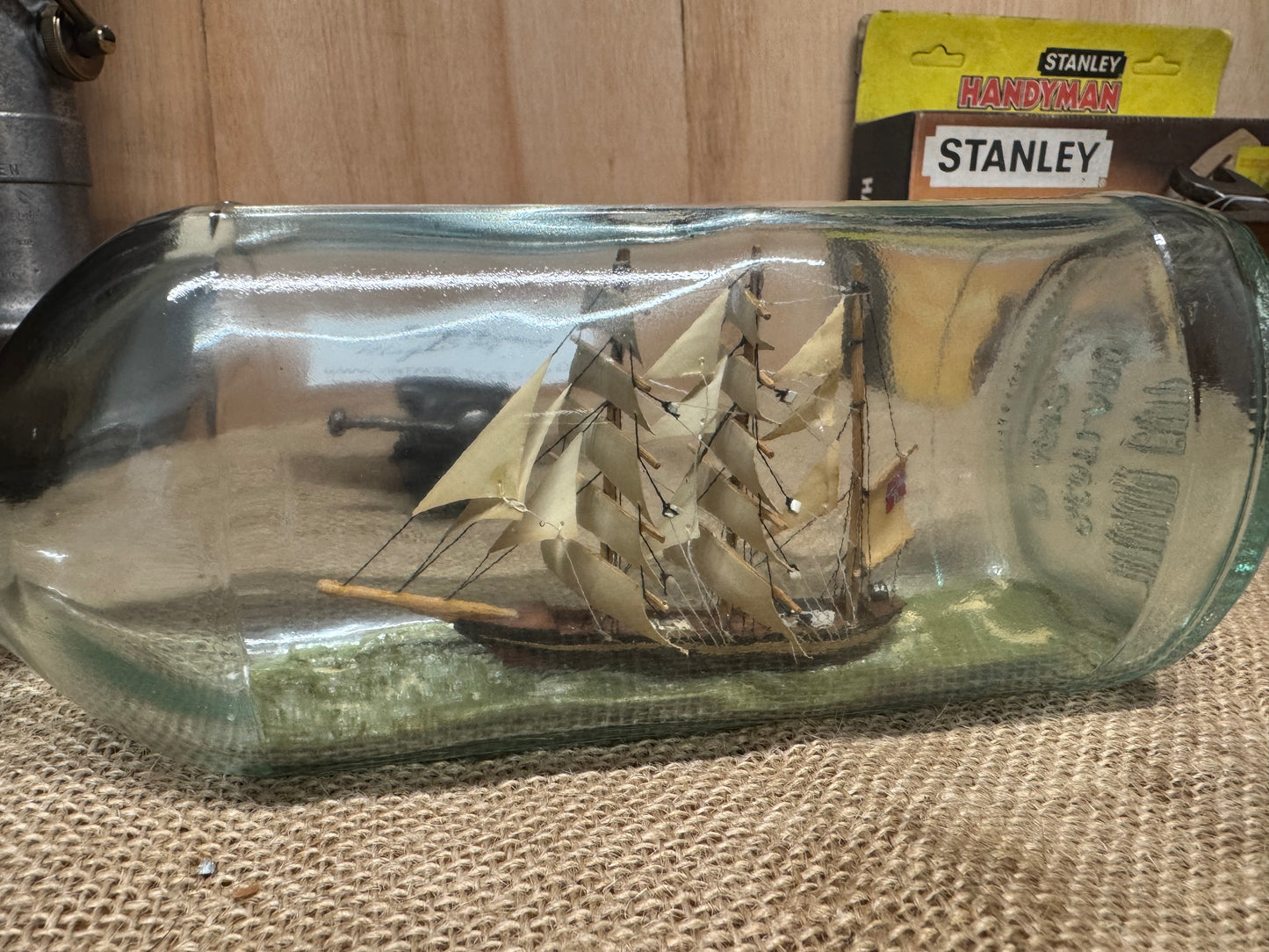 Vintage Ship In A Bottle