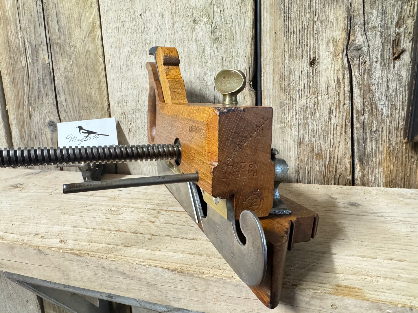 D Kimberley & Sons Patent 2848 Plough Plane