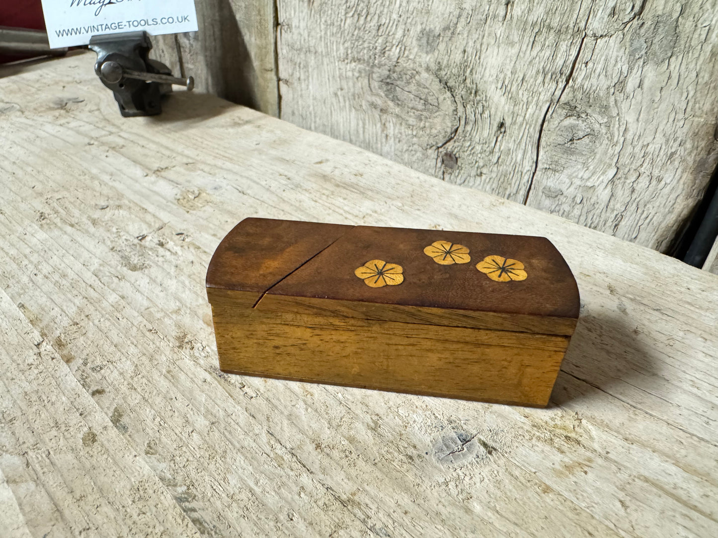 Small Vintage Puzzle Box / Brain Teaser