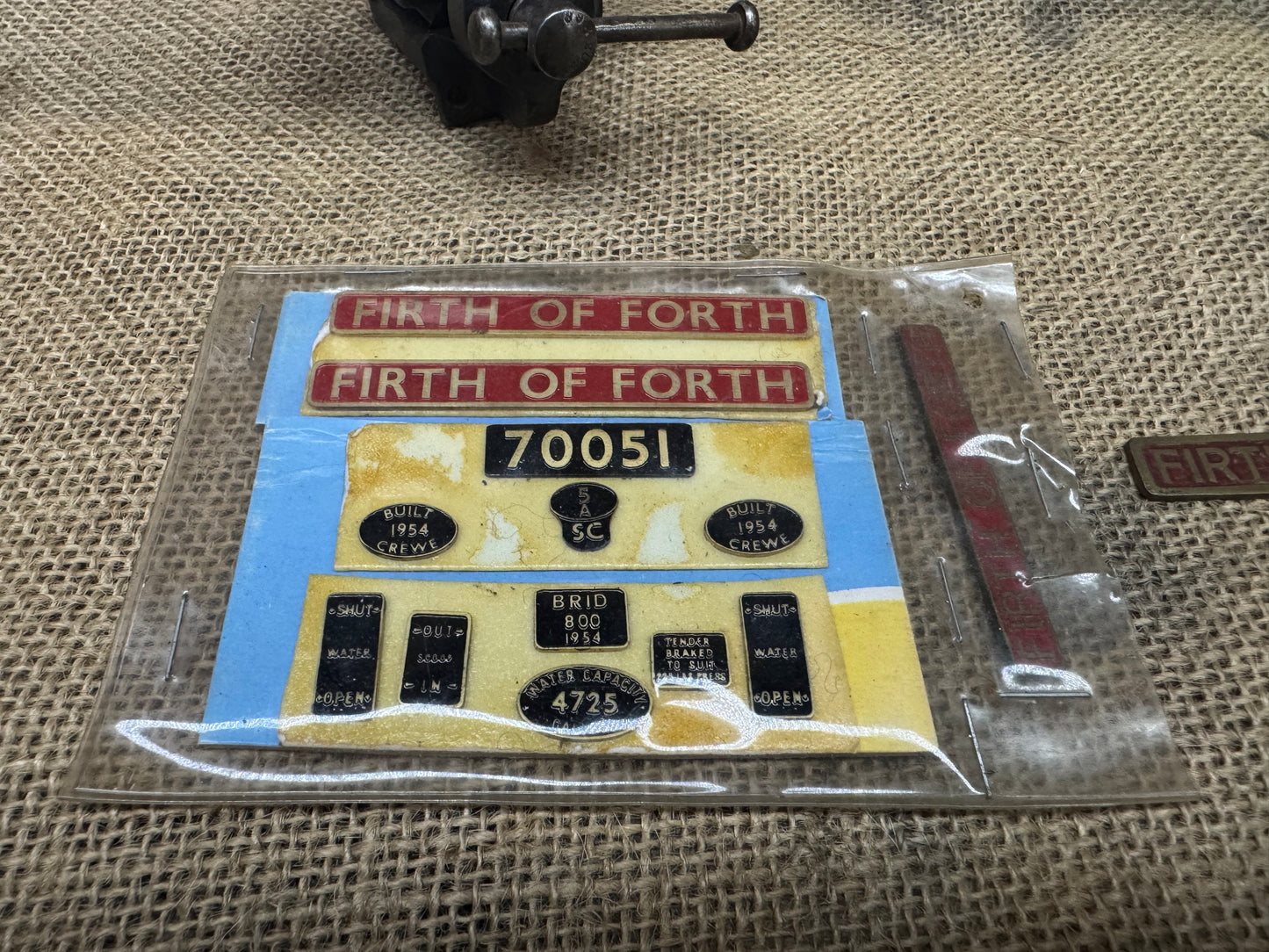 Firth of Fourth Brass Model Railway Badges & Plaques