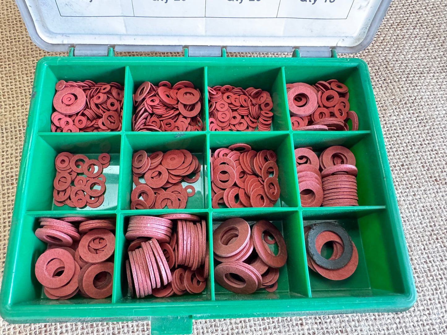 RS Components Fibre Washer Kit 289-174