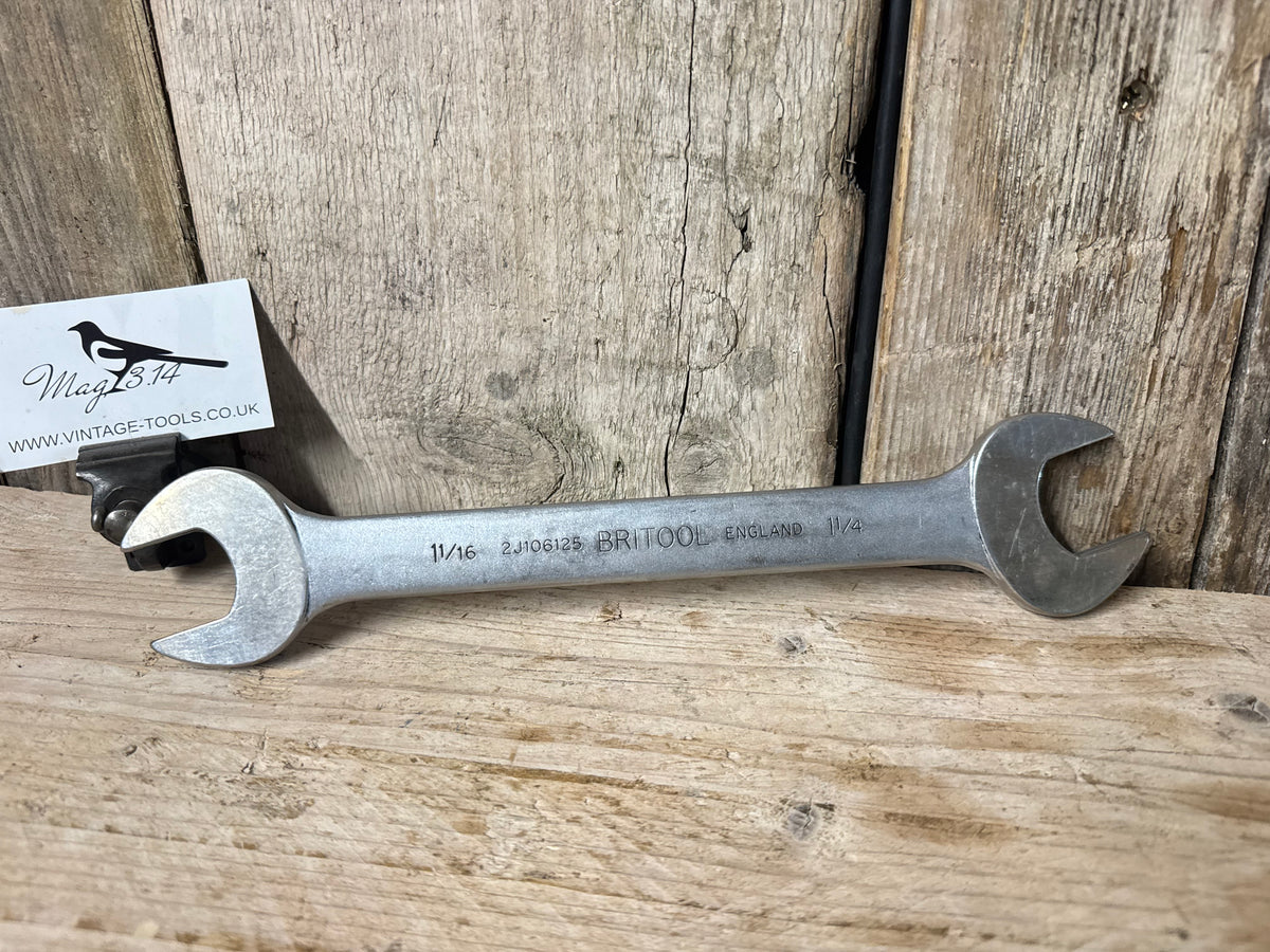 Britool 2J106125 1 1/16" & 1 1/4" Open Combination Spanner