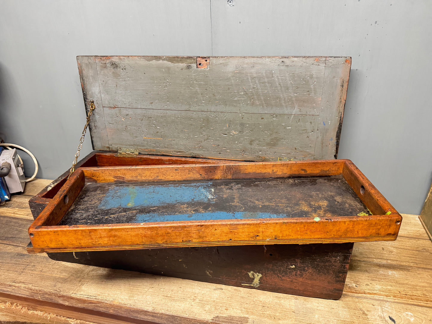 Air Ministry Wooden Tool Box