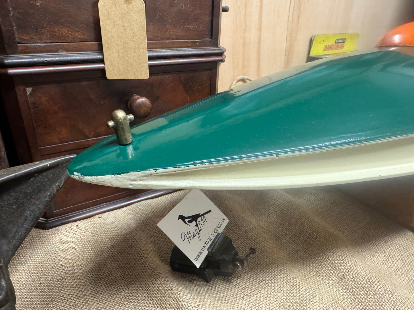 Vintage RC Model Speedboat 37" x 11"