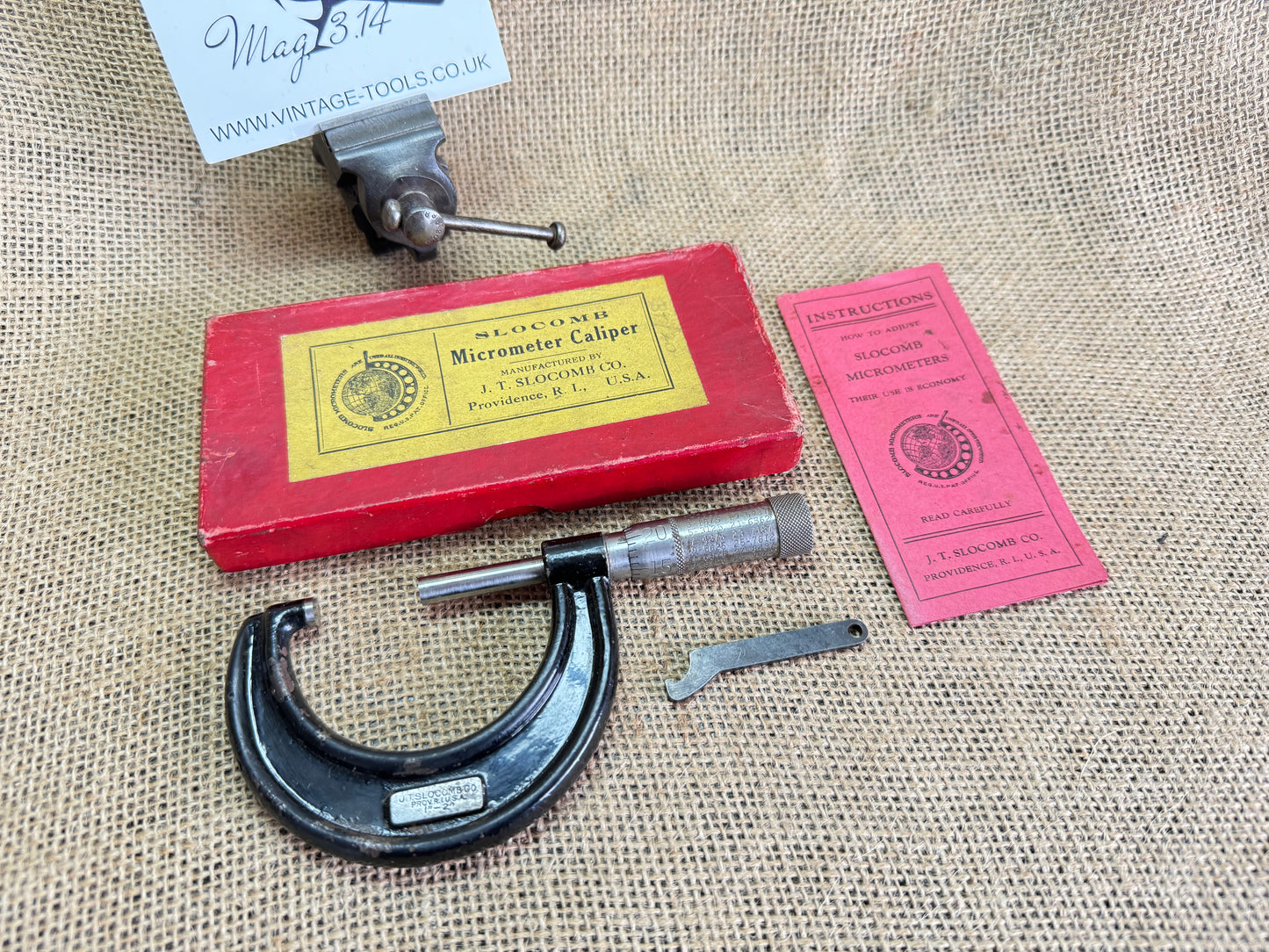 Vintage Slocomb No 27 1-2” Micrometer