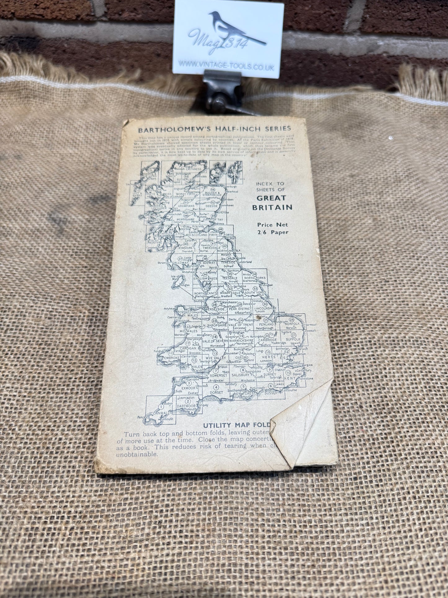 Bartholomews Half Inch Contoured Map - Sheet 27 North Wales