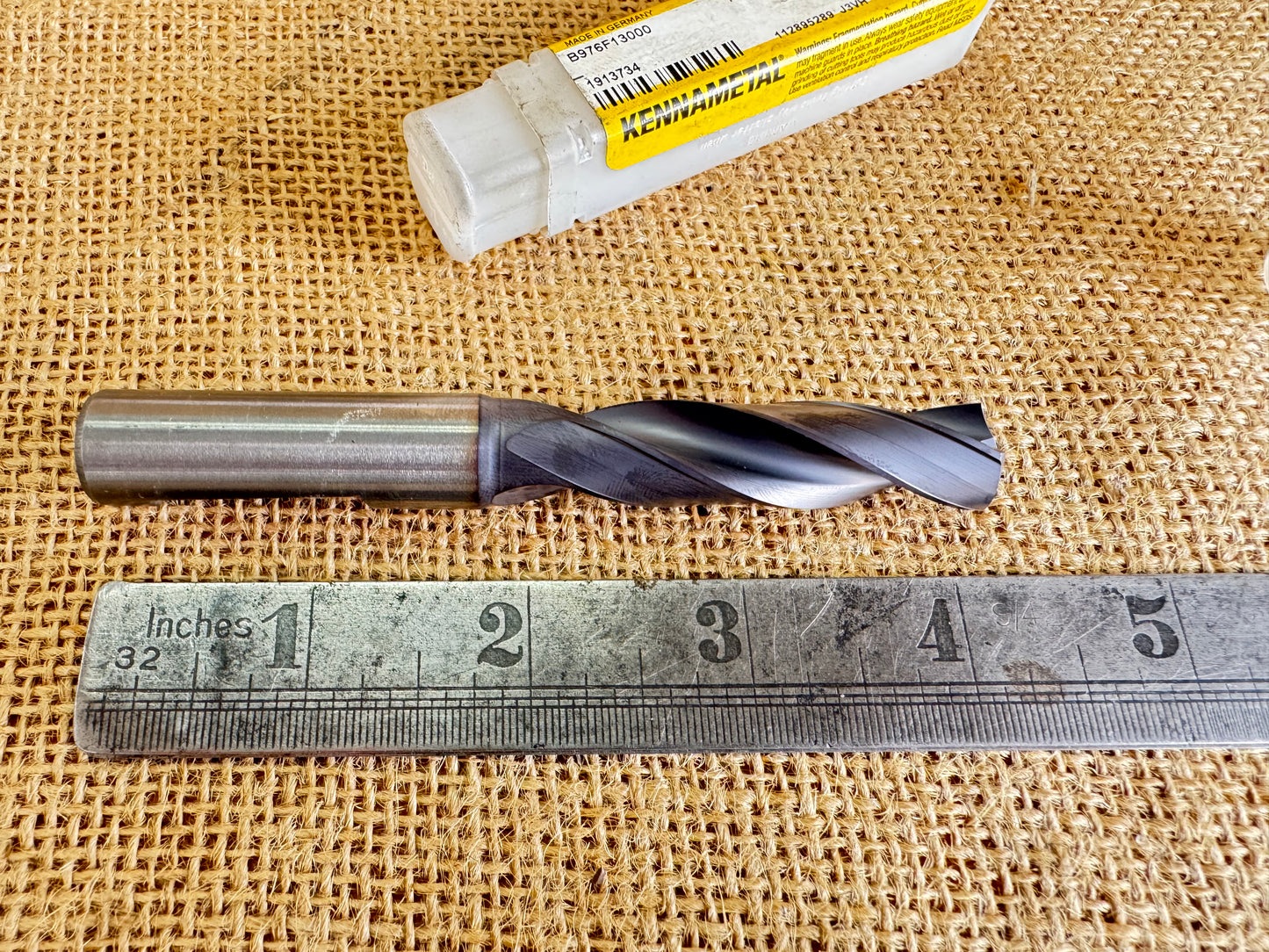 Kennametal B976F13000 KC7315 13mm Solid Carbide Drill