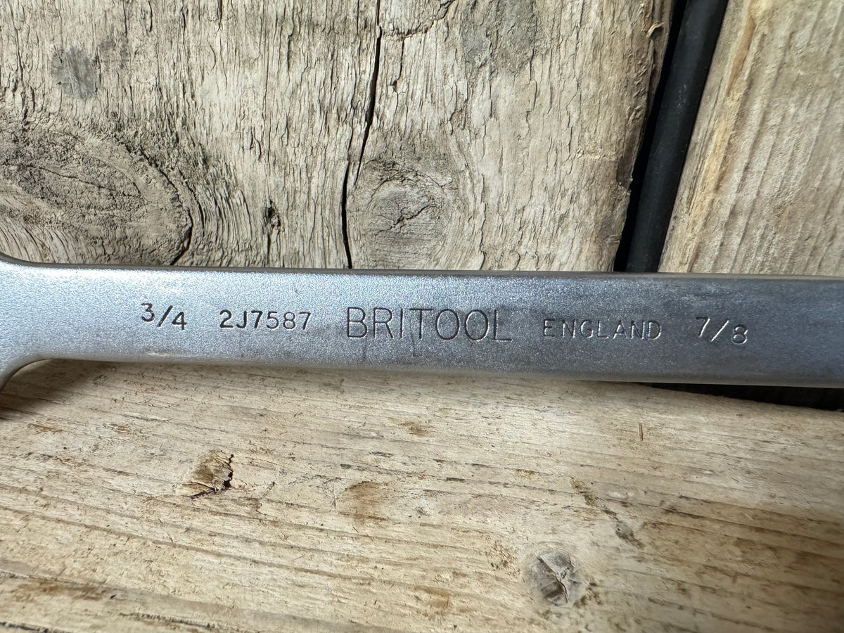 Britool 2J7587 3/4" & 7/8" Open Combination Spanner