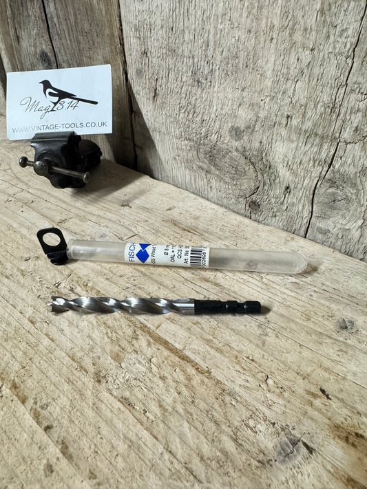 Fisch 8mm HSS Wood Twist Drill QCS Hex 507225