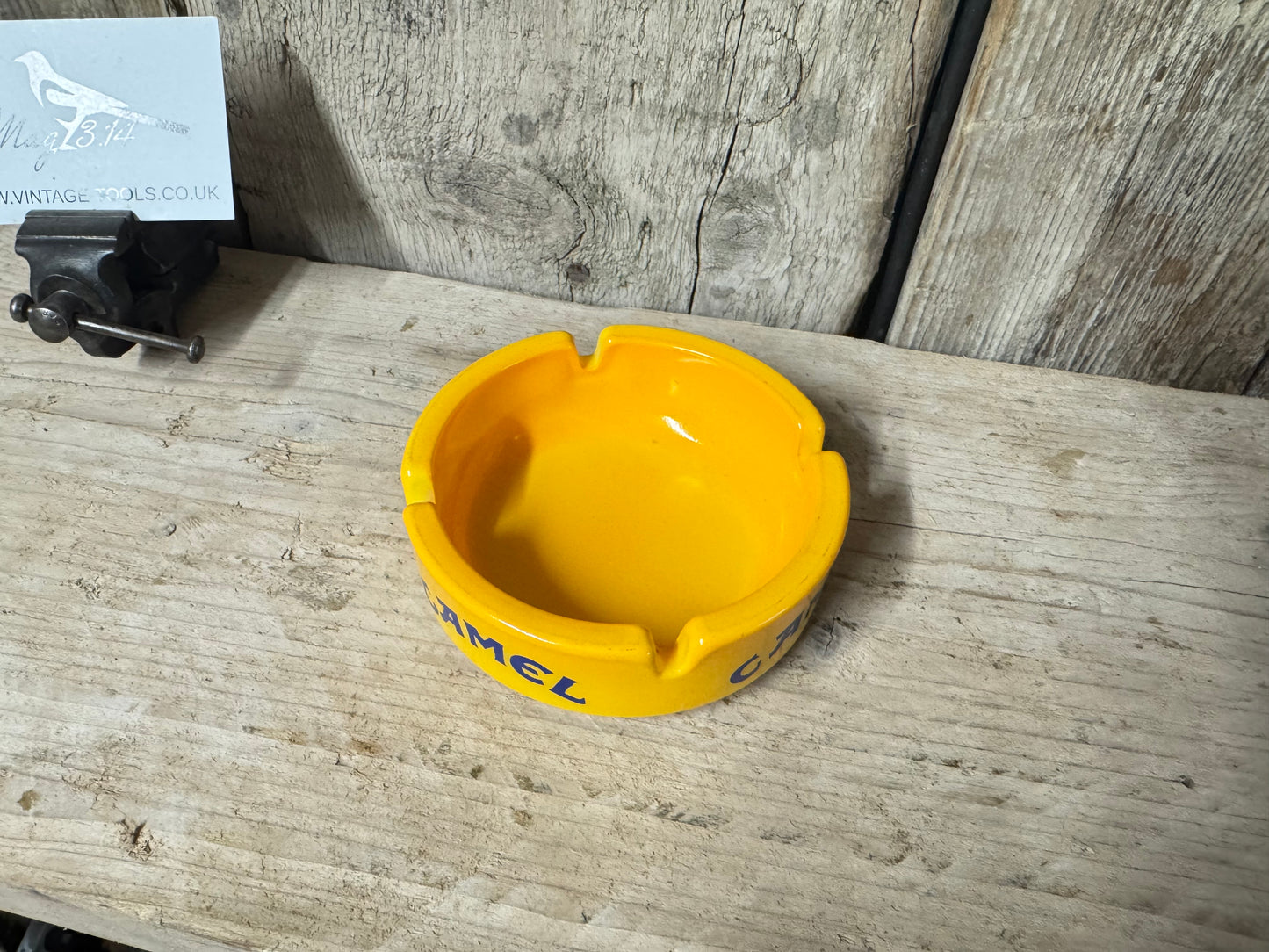 Vintage Camel Yellow Ashtray