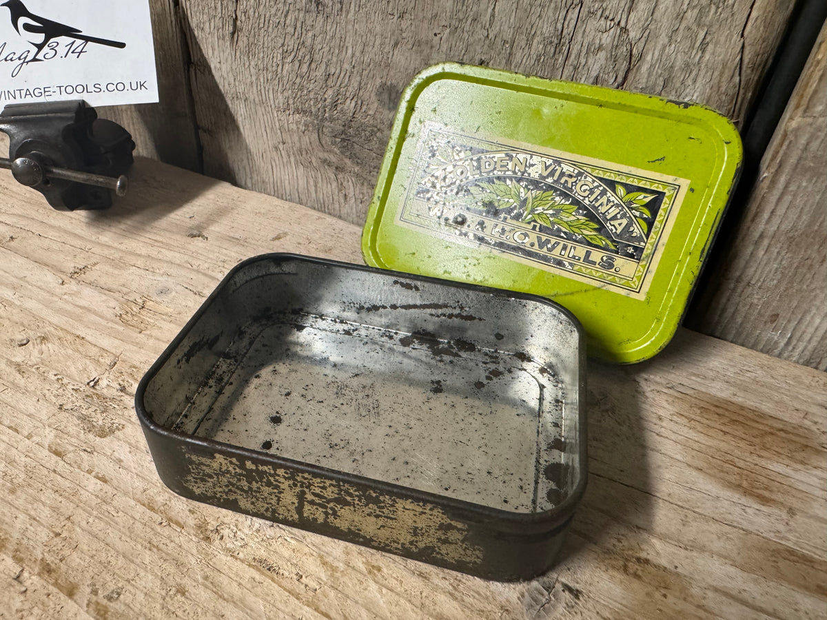 Vintage Golden Virginia WD & H Wills 2oz Tobacco Tin