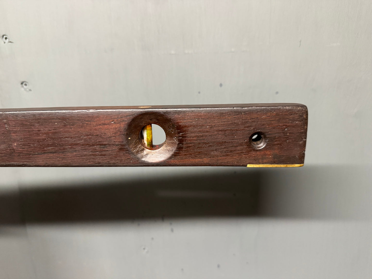 36” Hardwood & Brass Level