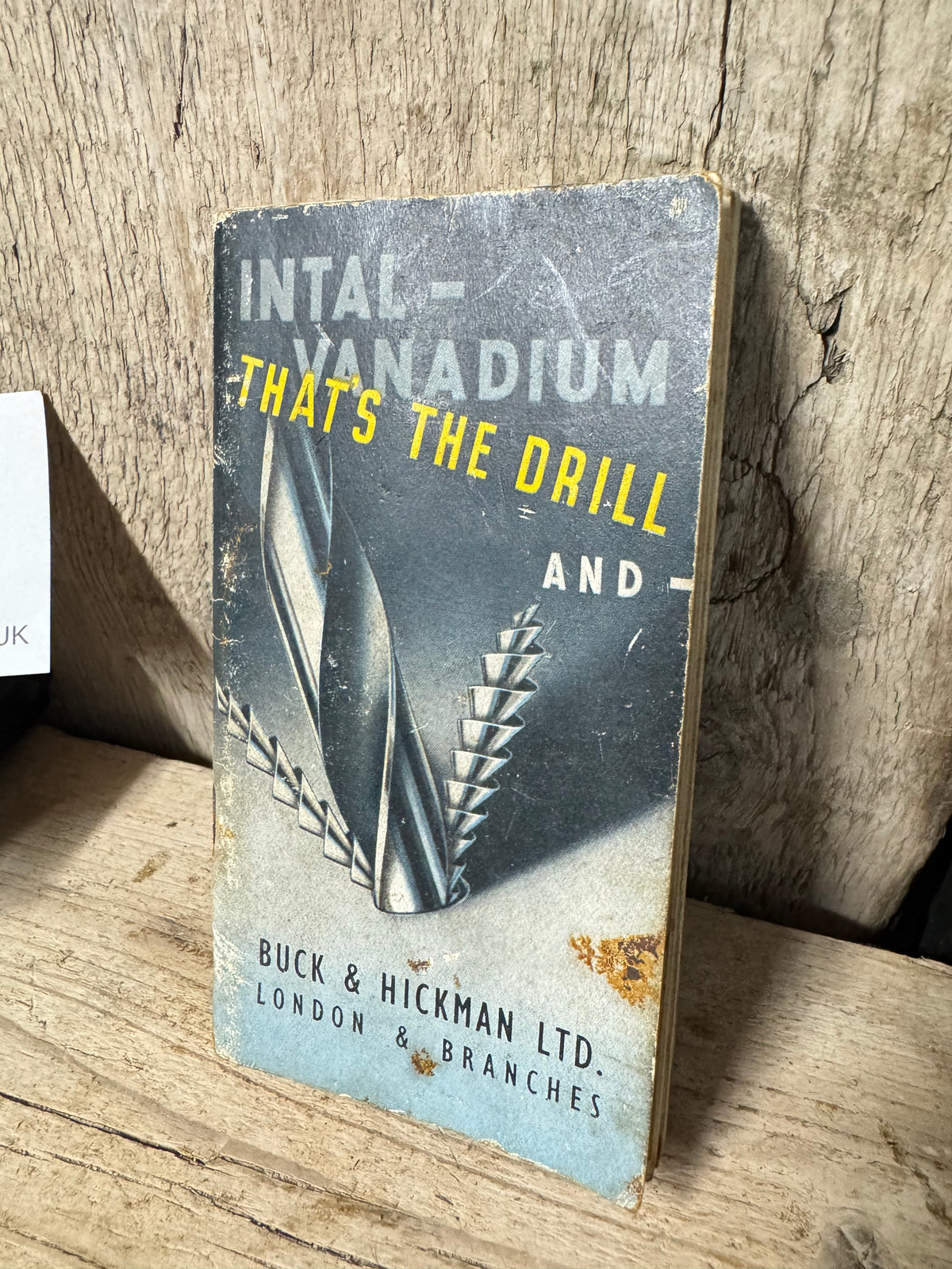 Buck & Hickman Intal Tooling Booklet