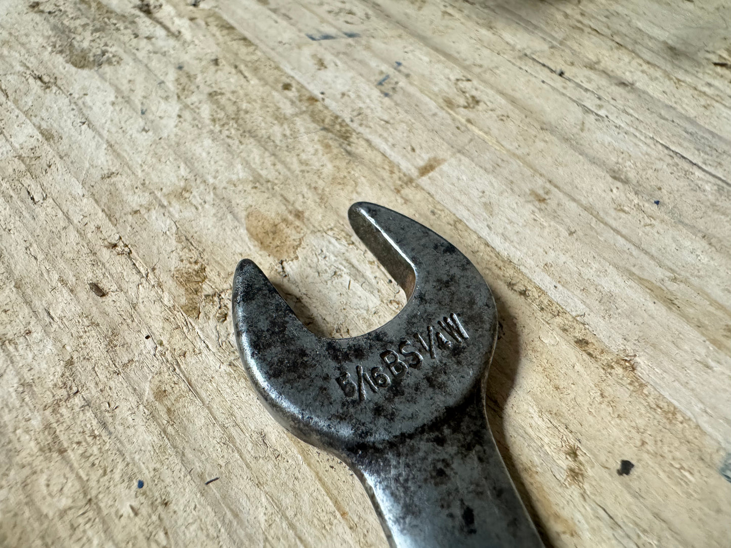Britool Imperial Open Combination Spanner With Military Broad Arrow